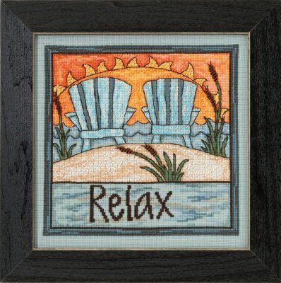 Relax - Beaded Cross Stitch Kit