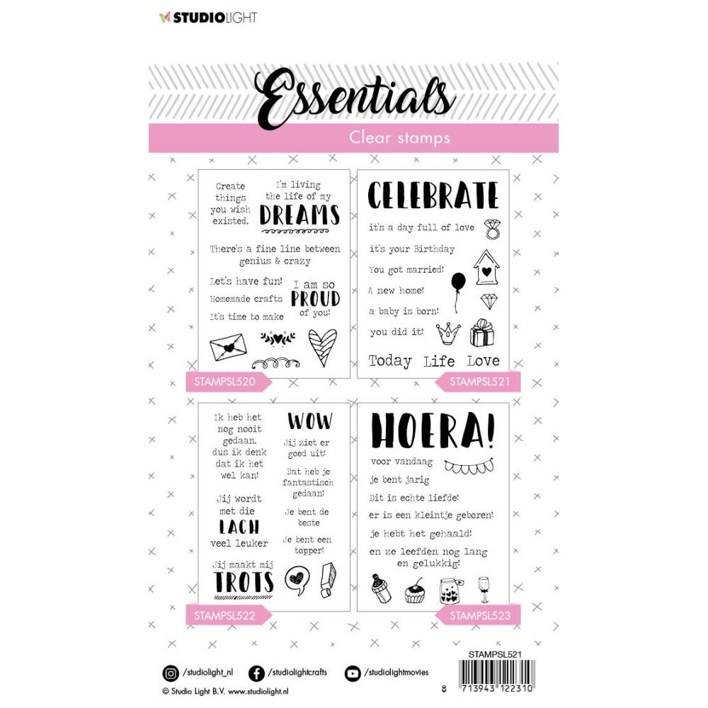 Celebrate N521 - Clear Stamp