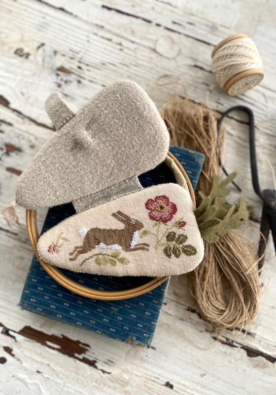Velvet Parsnip Needle Book - Cross Stitch Pattern