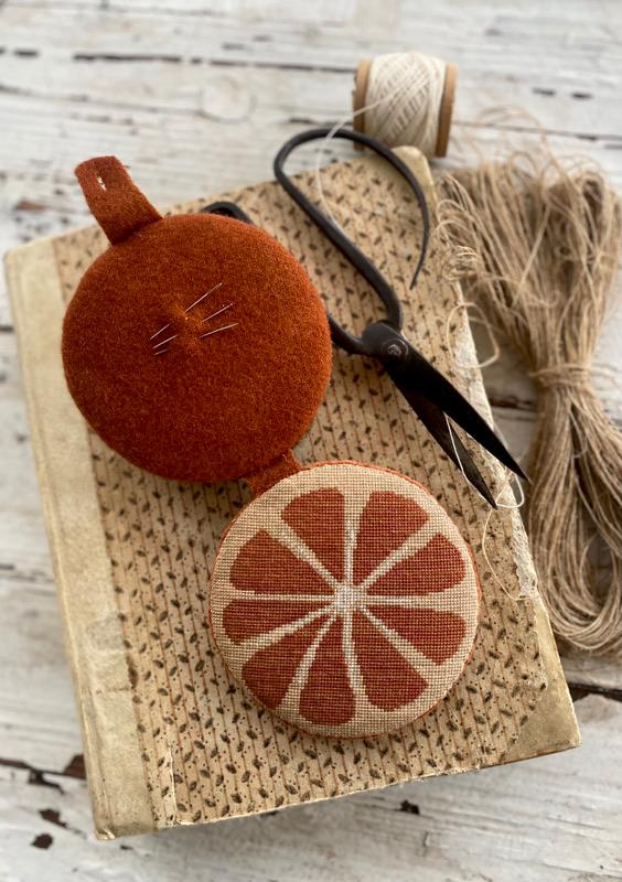 Velvet Tangerine Needle Book - Cross Stitch Pattern