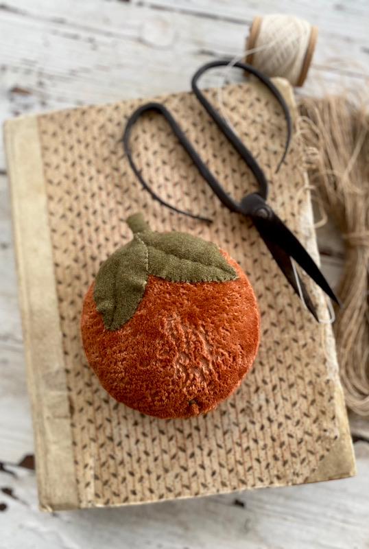 Velvet Tangerine Needle Book - Cross Stitch Pattern