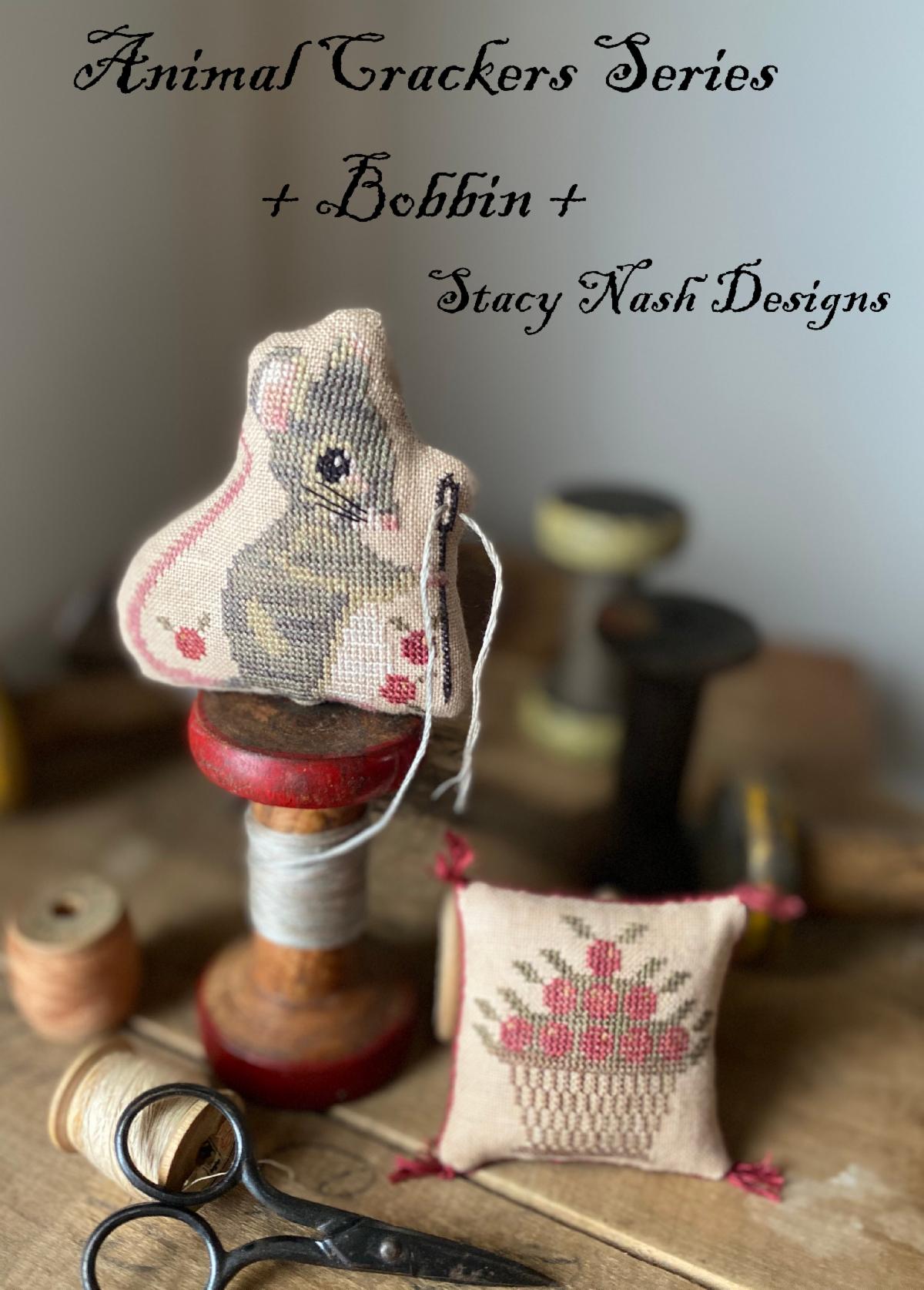 Animal Crackers Bobbin - Cross Stitch Pattern