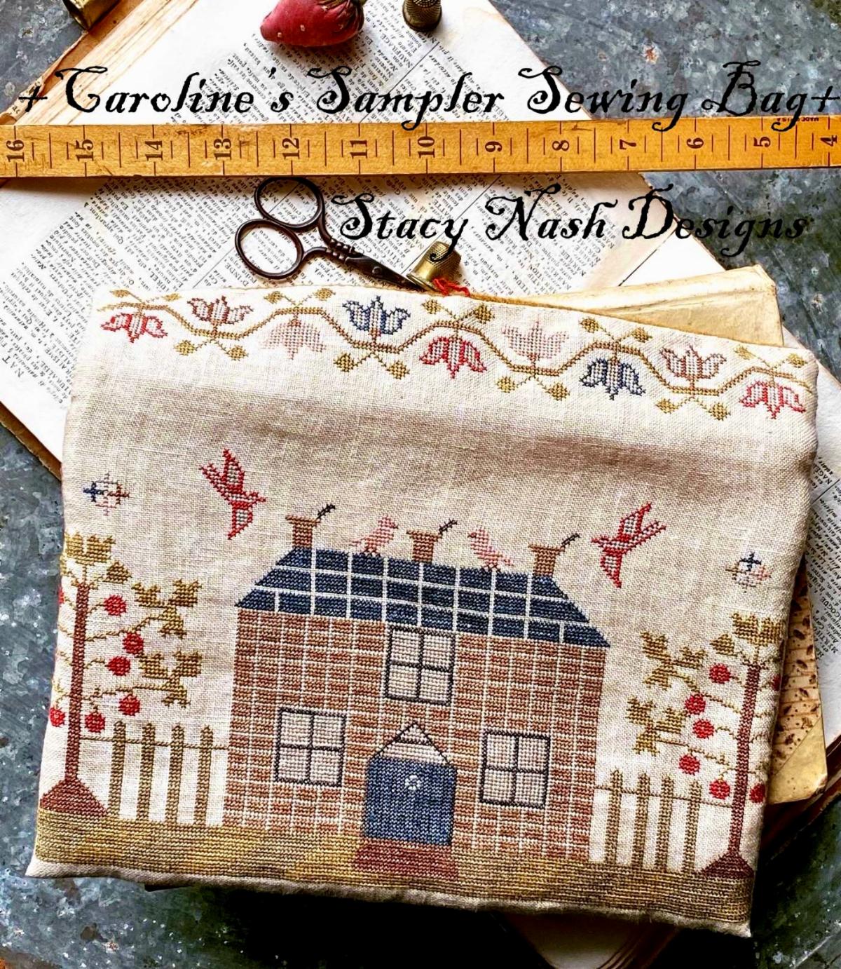 Caroline's Sampler Sewing Bag - Cross Stitch Pattern