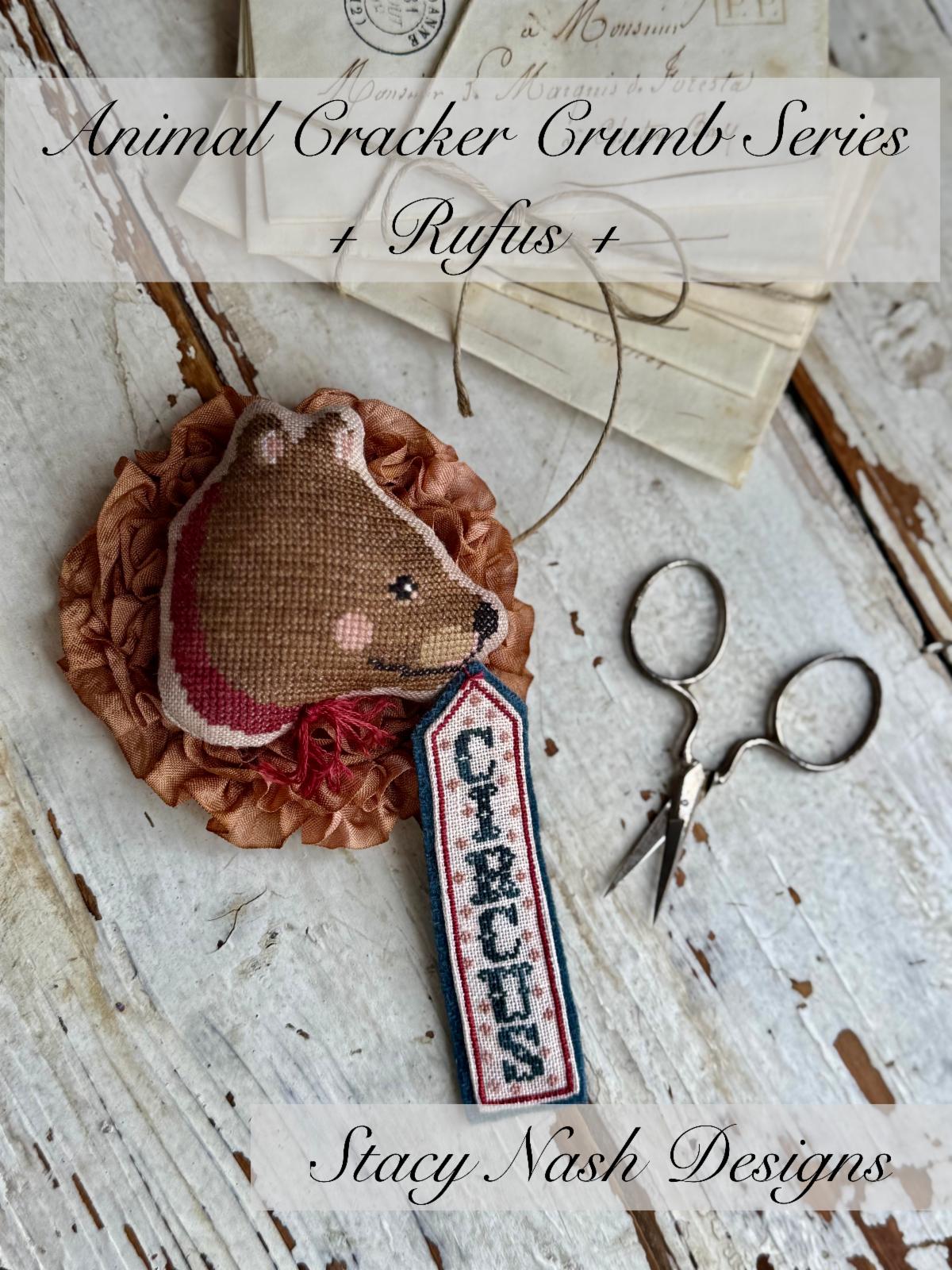 Animal Crackers Crumb Rufus - Cross Stitch Pattern