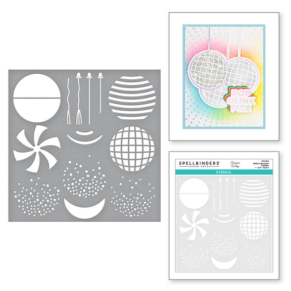 Balloon Bouquet Designs - Craft Stencil