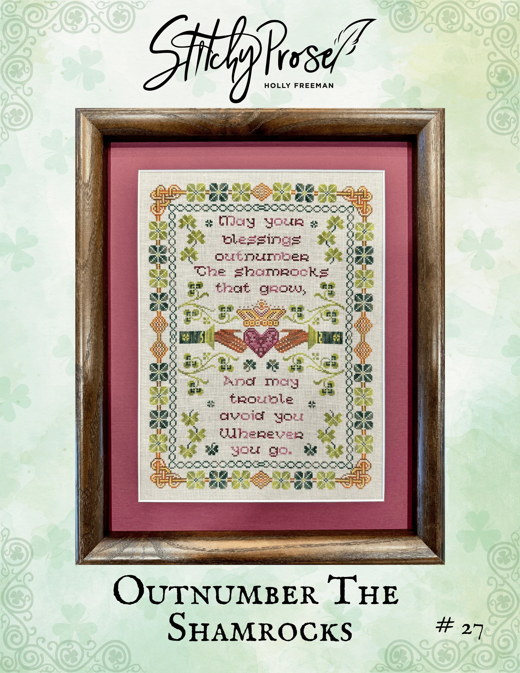 Outnumber the Shamrocks - Cross Stitch Pattern