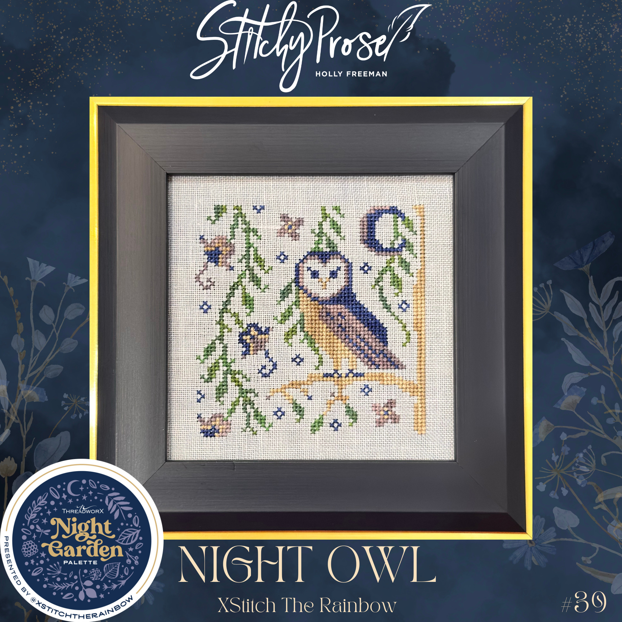 Night Owl - Cross Stitch Pattern