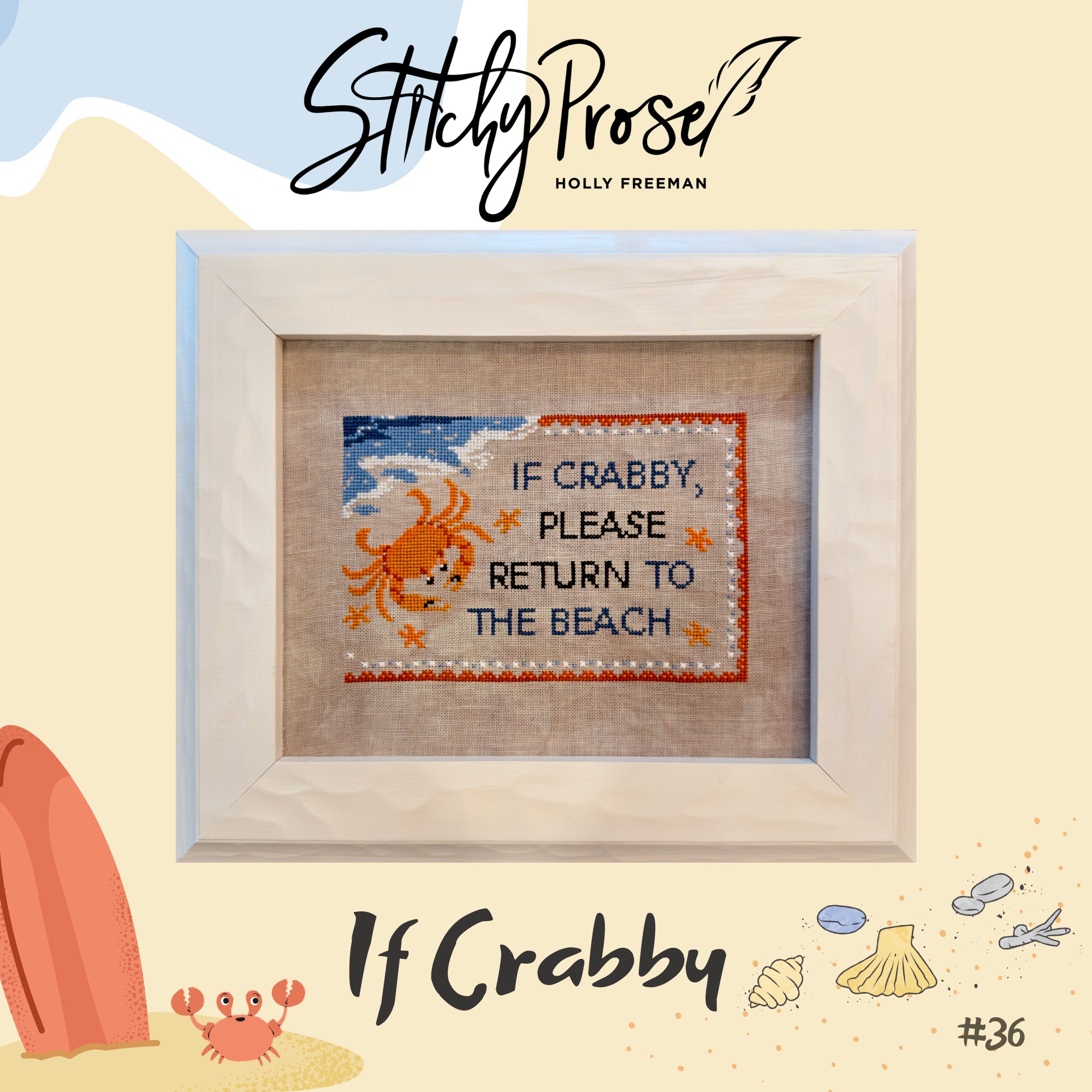 If Crabby - Cross Stitch Pattern