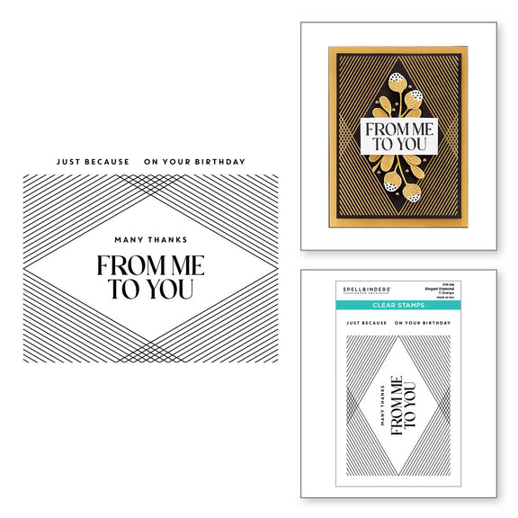 Elegant Diamonds - Clear Stamp Set 
