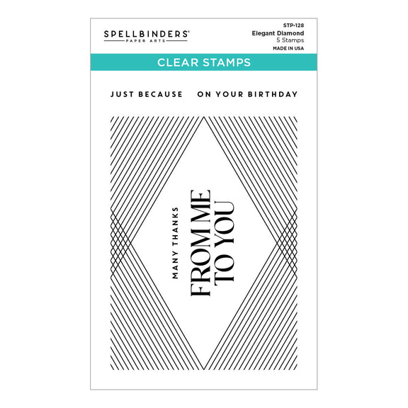 Elegant Diamonds - Clear Stamp Set 