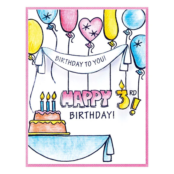 Birthday - FransFormer Clear Stamp 