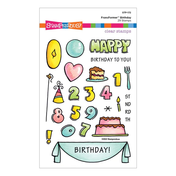Birthday - FransFormer Clear Stamp 
