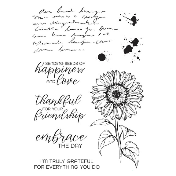 Sunflower Greetings - Clear Stamp Set