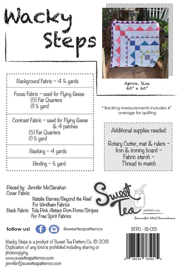 Wacky Steps - Quilt Pattern