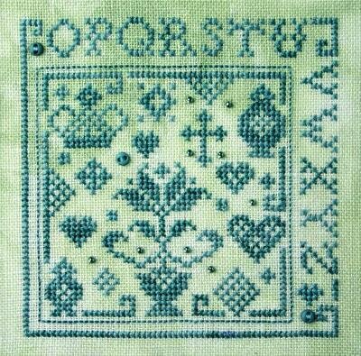 Quaker Alphabet Square II - Cross Stitch Pattern