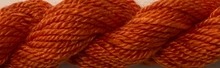 Dinky Dyes Jumbuck Thread - Jack O'Lantern Dark, zoomed in. Select this picture to zoom back out.