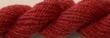 Dinky Dyes Jumbuck Thread - Poppy Dark , zoomed in. Select this picture to zoom back out.