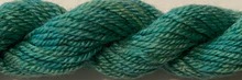 Dinky Dyes Jumbuck Thread - Shamrock Light, zoomed in. Select this picture to zoom back out.