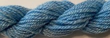 Dinky Dyes Jumbuck Thread - Robin's Egg Dark, zoomed in. Select this picture to zoom back out.