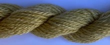 Dinky Dyes Jumbuck Thread - Corn Silk Dark, zoomed in. Select this picture to zoom back out.