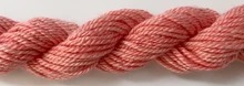 Dinky Dyes Jumbuck Thread - Hollyhock Light, zoomed in. Select this picture to zoom back out.