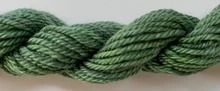 Dinky Dyes Jumbuck Thread - Pine Light, zoomed in. Select this picture to zoom back out.
