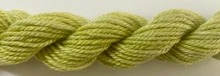 Dinky Dyes Jumbuck Thread - Celery, zoomed in. Select this picture to zoom back out.