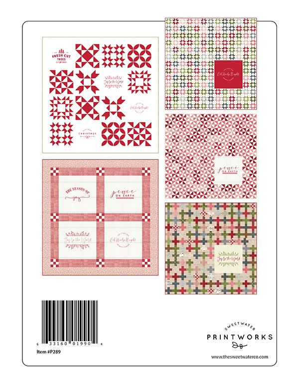 Printworks Christmas Quilts Black - Quilt Pattern