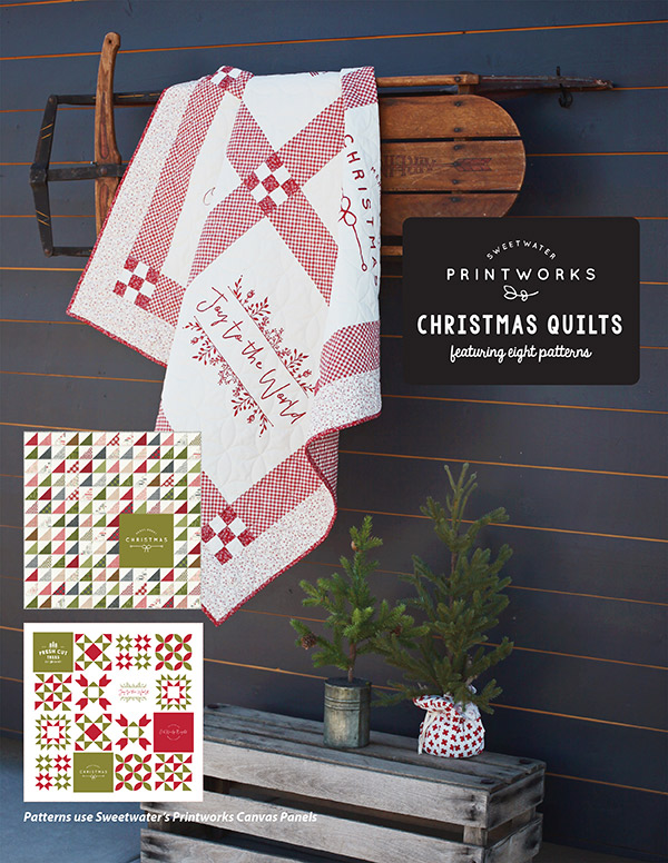 Printworks Christmas Quilts Black - Quilt Pattern