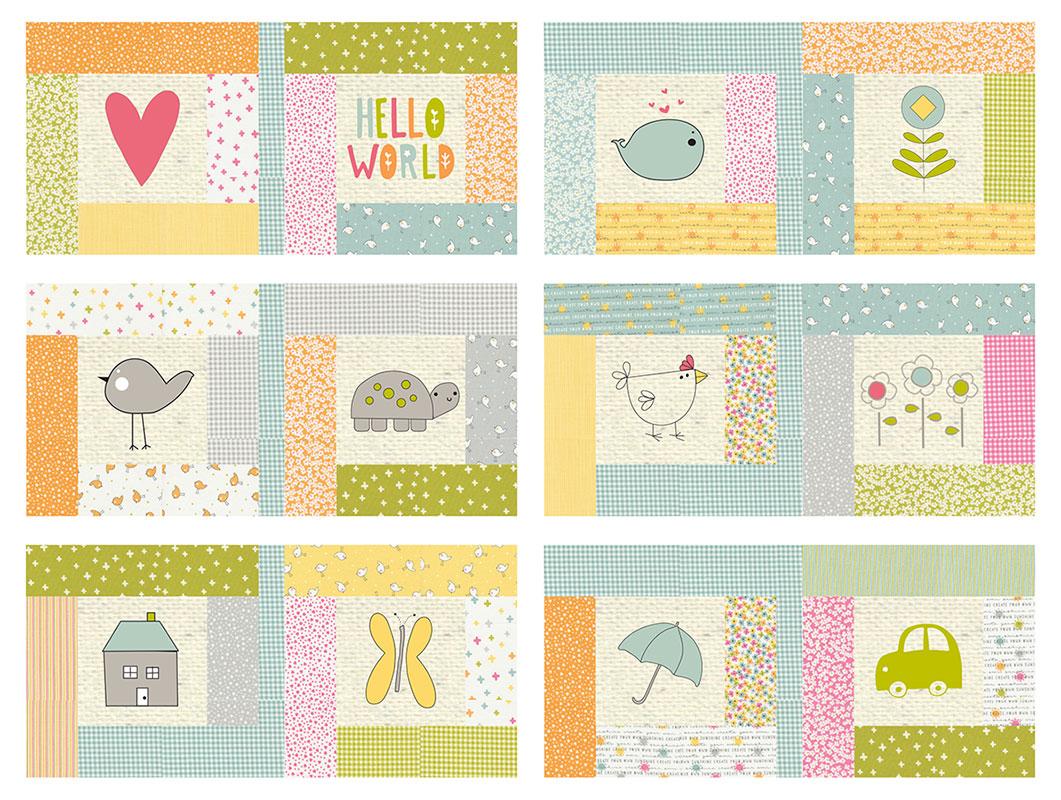 Hello World Kid's Book - Quilt Pattern