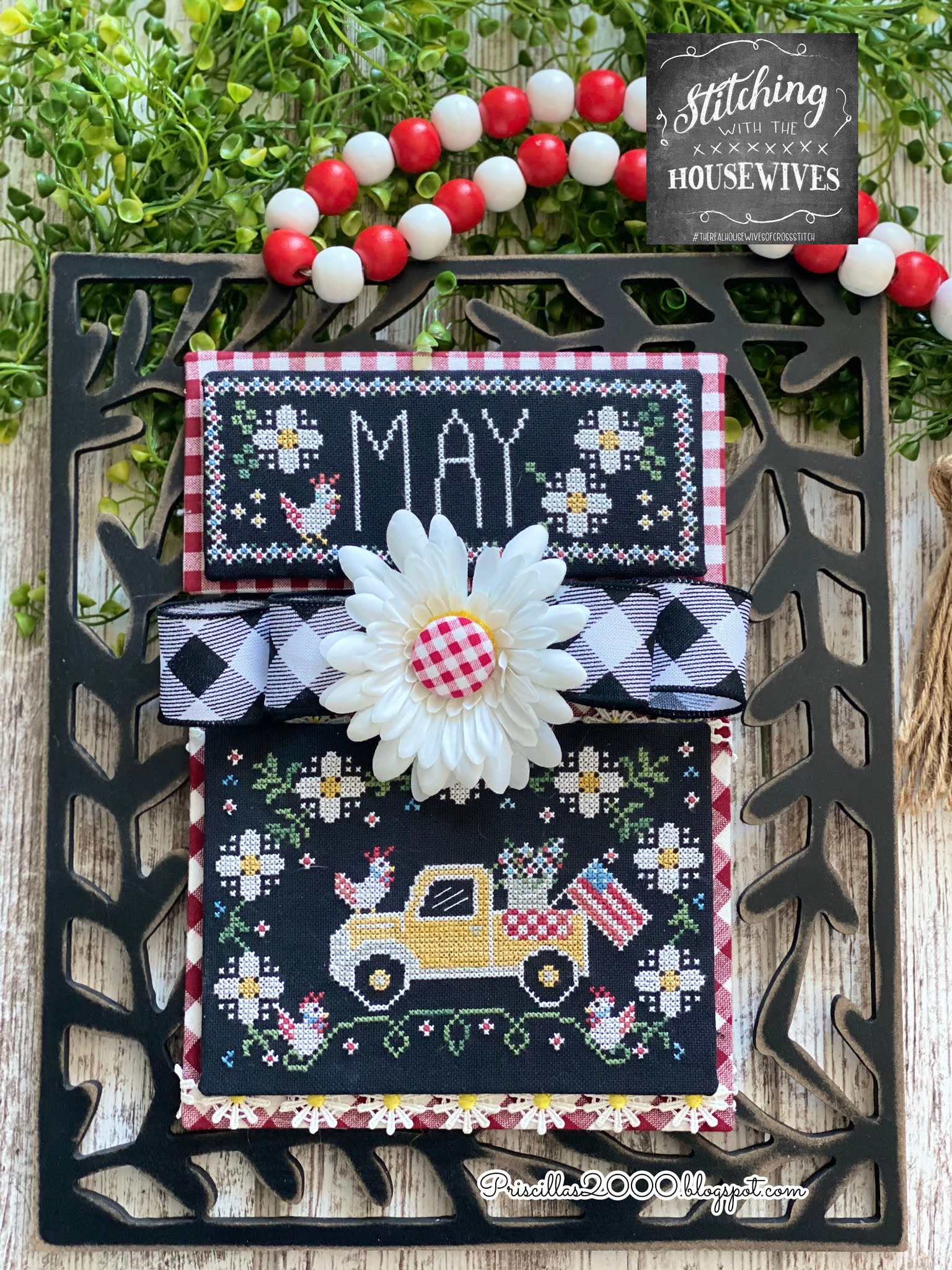 Truckin' Along May - Cross Stitch Pattern