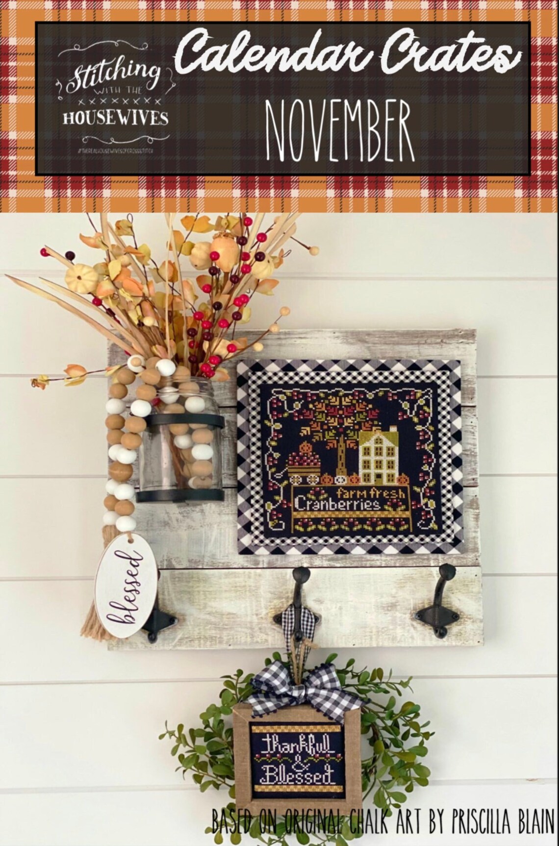 Calendar Crates November - Cross Stitch Pattern