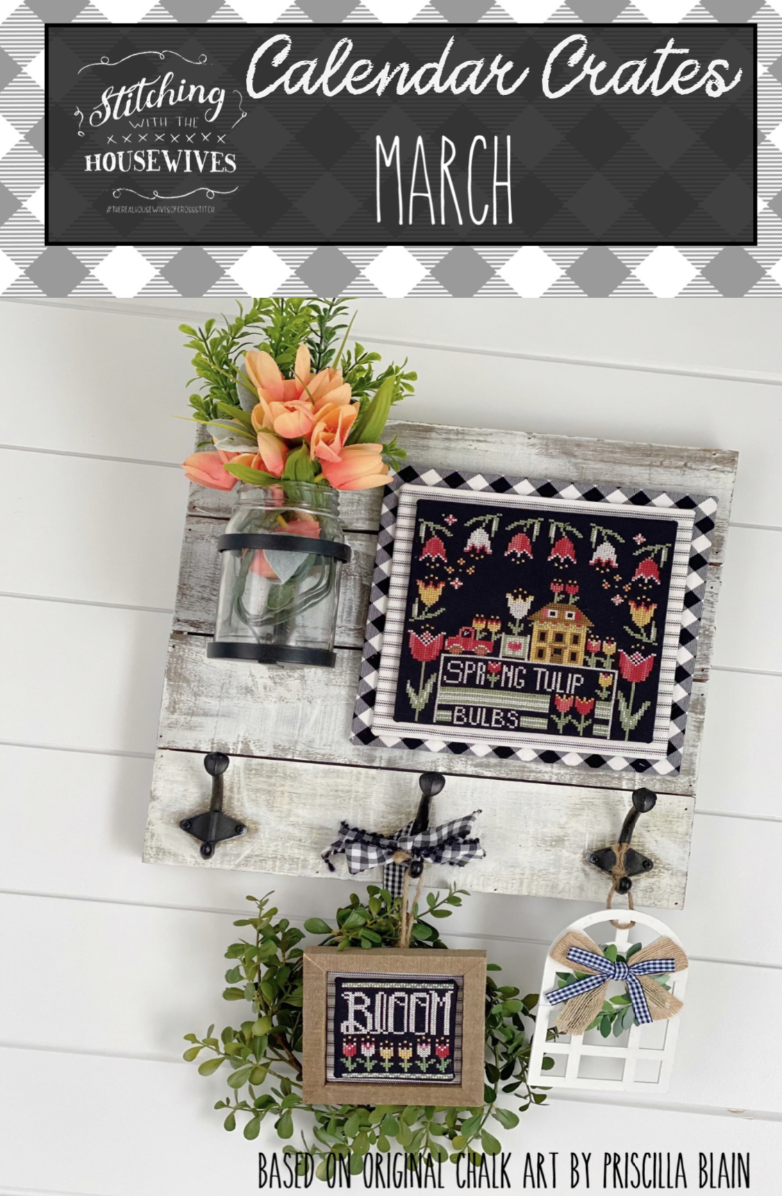 Calendar Crates March - Cross Stitch Pattern