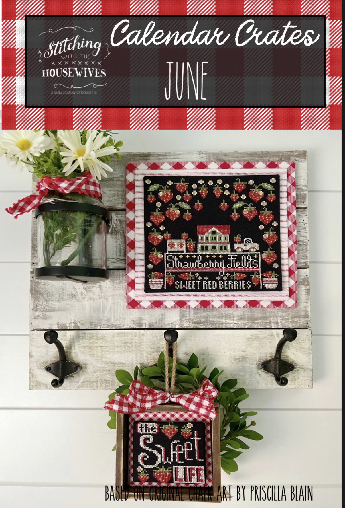 Calendar Crates June - Cross Stitch Pattern