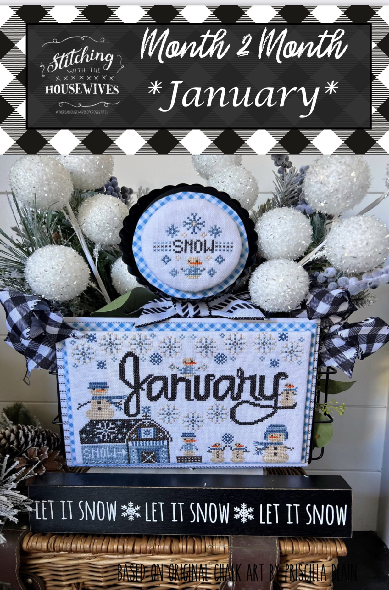 Month 2 Month - January - Cross Stitch Pattern