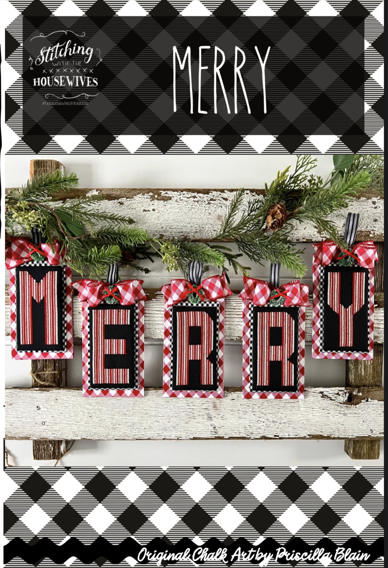 Merry - Christmas Cross Stitch Pattern