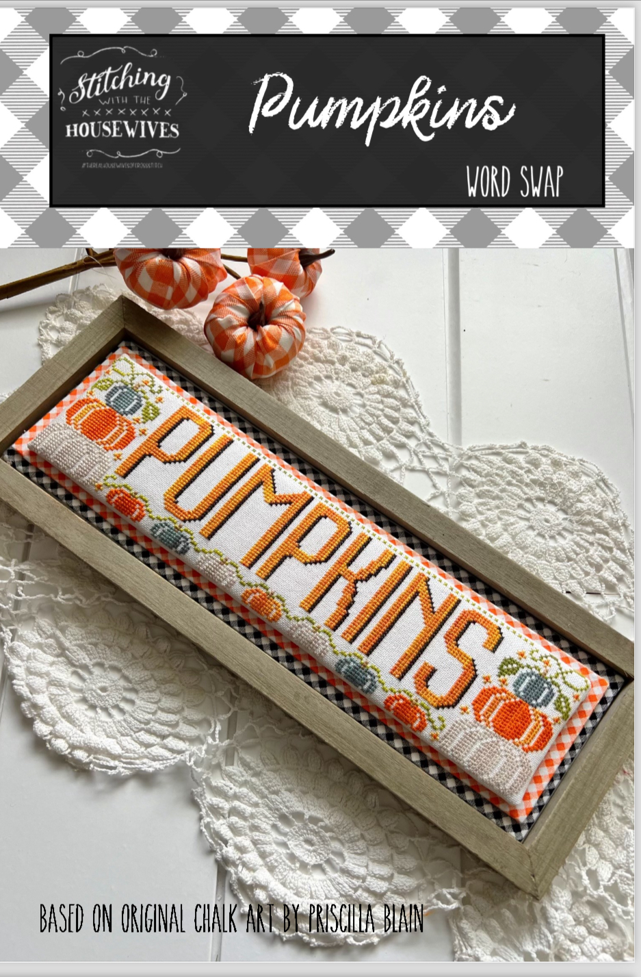 Pumpkins - Word Swap - Cross Stitch Pattern