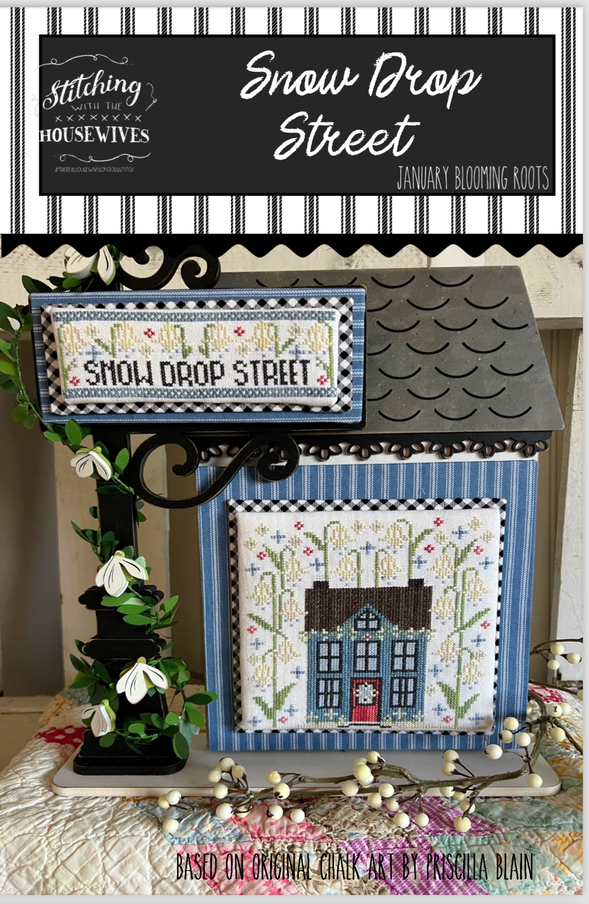 Snowdrop Street Blooming Roots - Cross Stitch Pattern