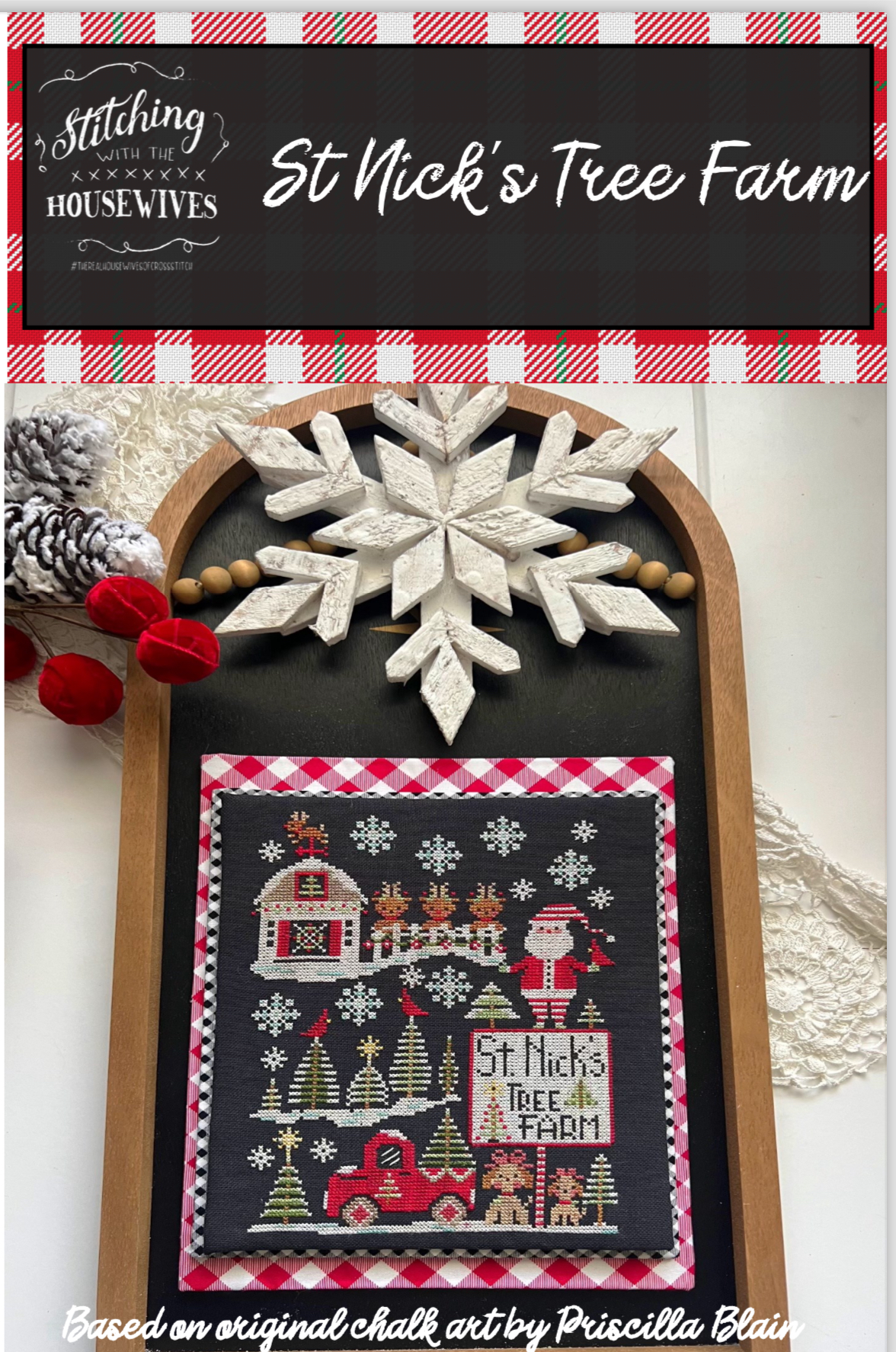 St. Nick's Tree Farm - Christmas Cross Stitch Pattern