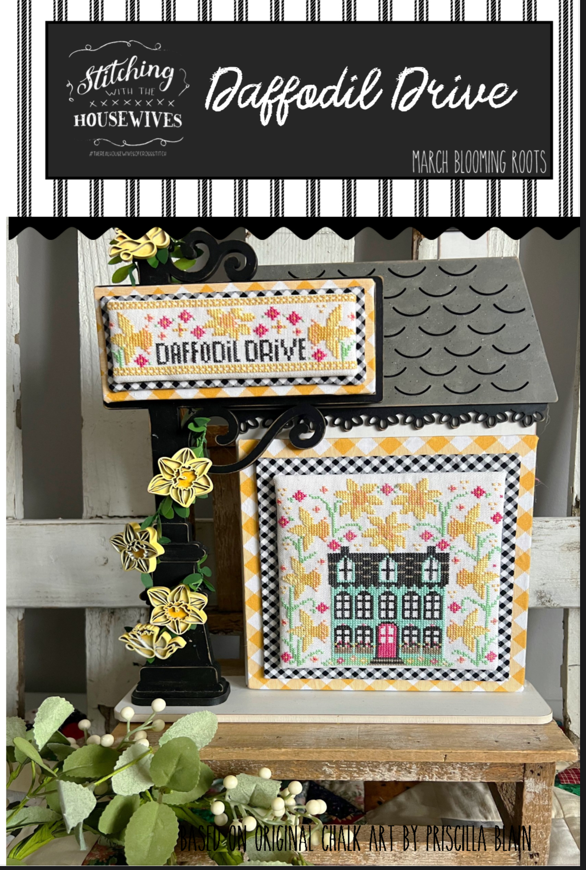 Daffodil Drive - Cross Stitch Pattern