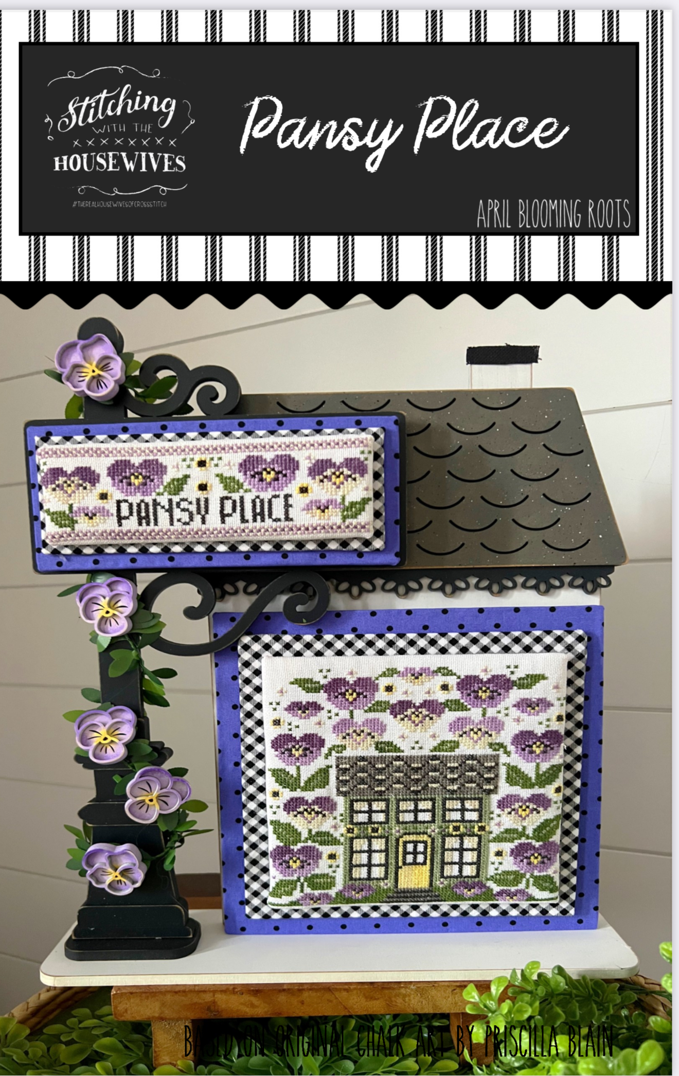 Pansy Place - Cross Stitch Pattern