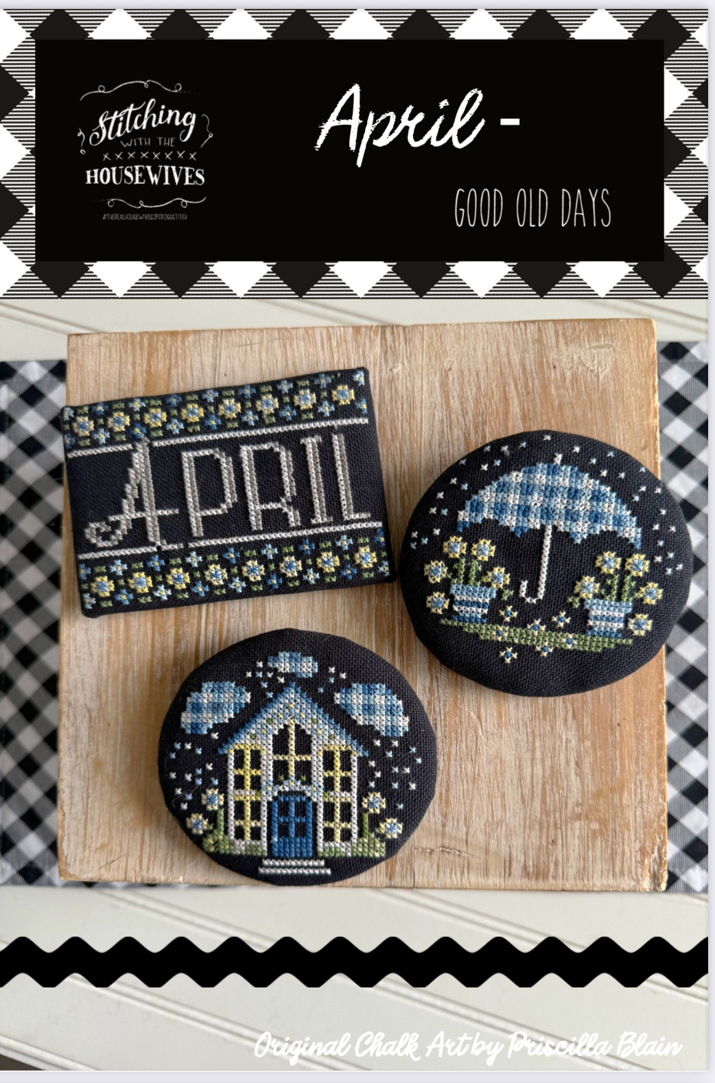April - Good Old Days Minis - Cross Stitch Pattern