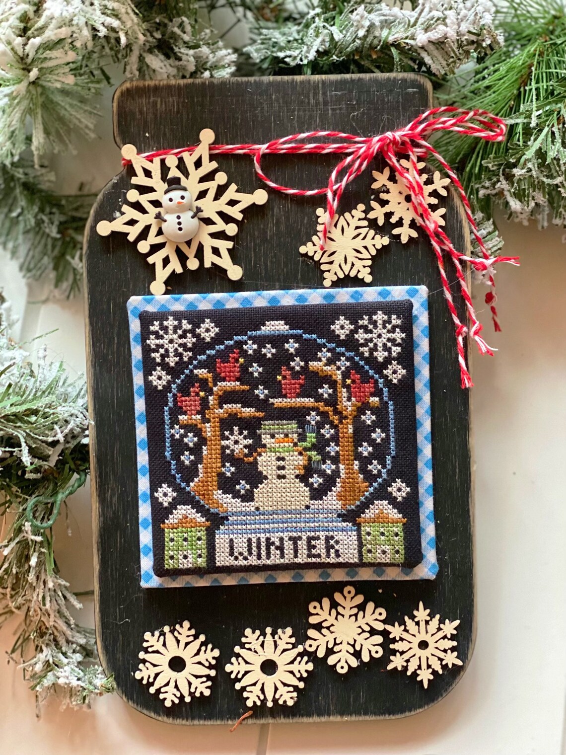 Snowed in Winter - Christmas Cross Stitch Pattern