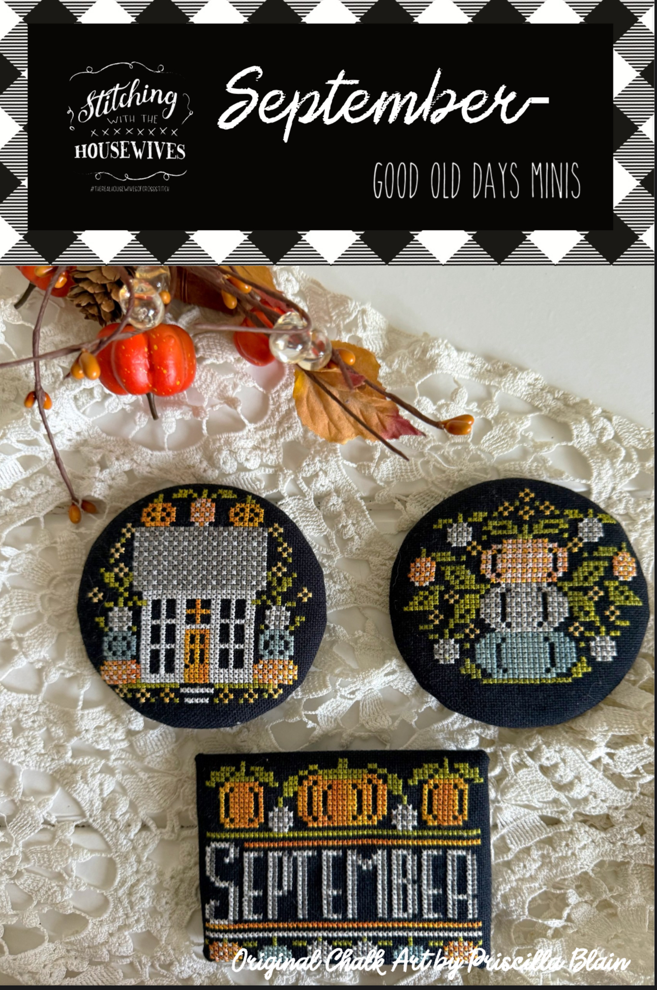 September - Good Old Days Minis - Cross Stitch Pattern