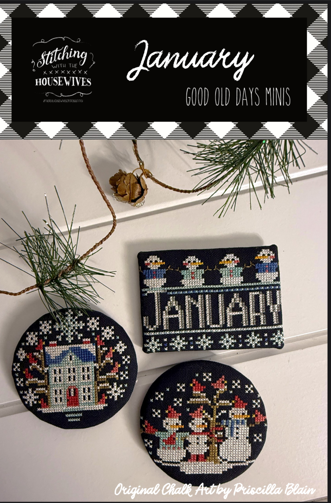 January Good Old Days Mini - Cross Stitch