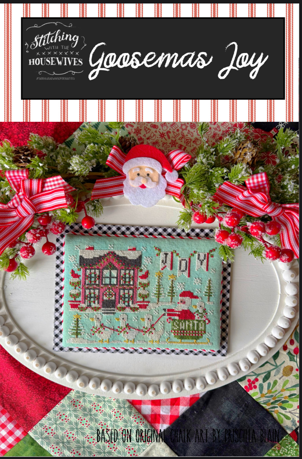 Goosemas Joy - Christmas Cross Stitch Pattern