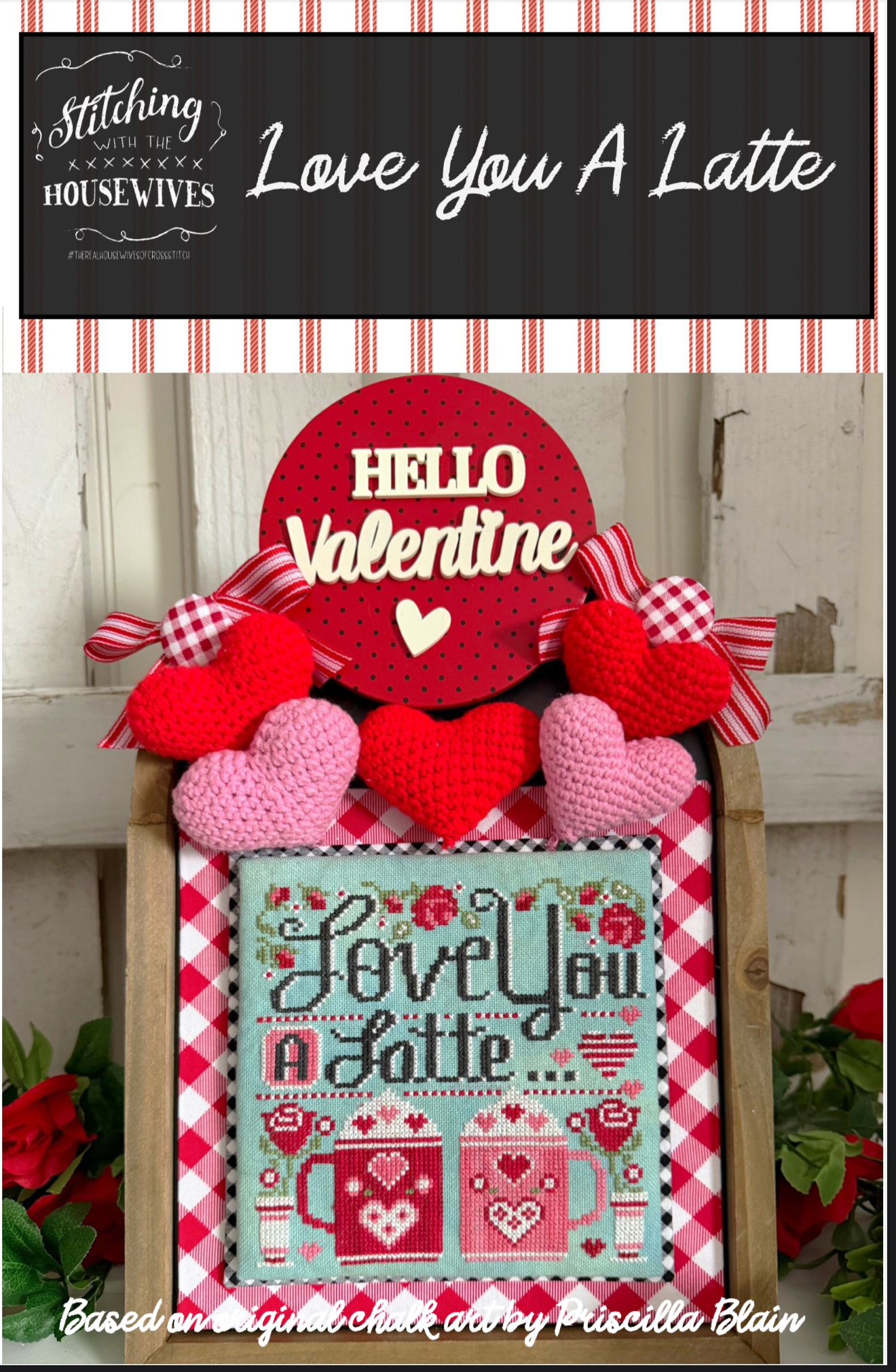 Love You A Latte - Cross Stitch Pattern