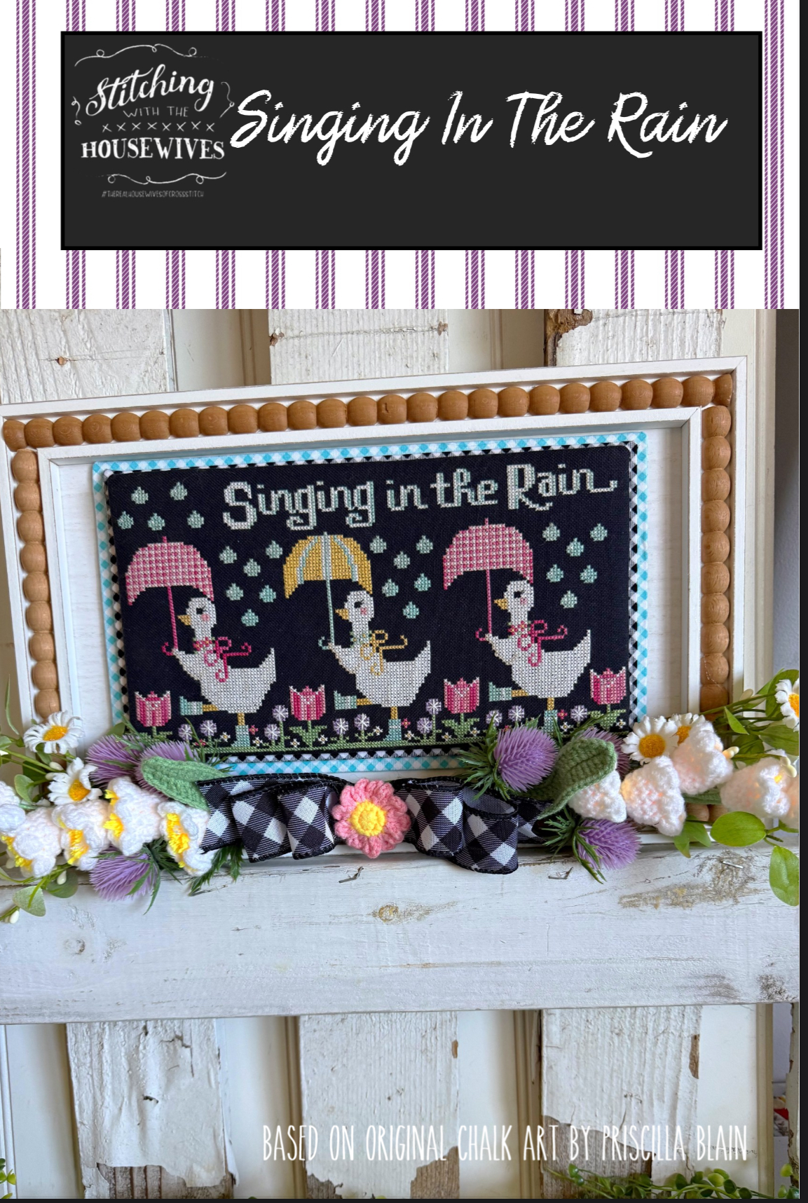 Singing In The Rain - Cross Stitch Pattern