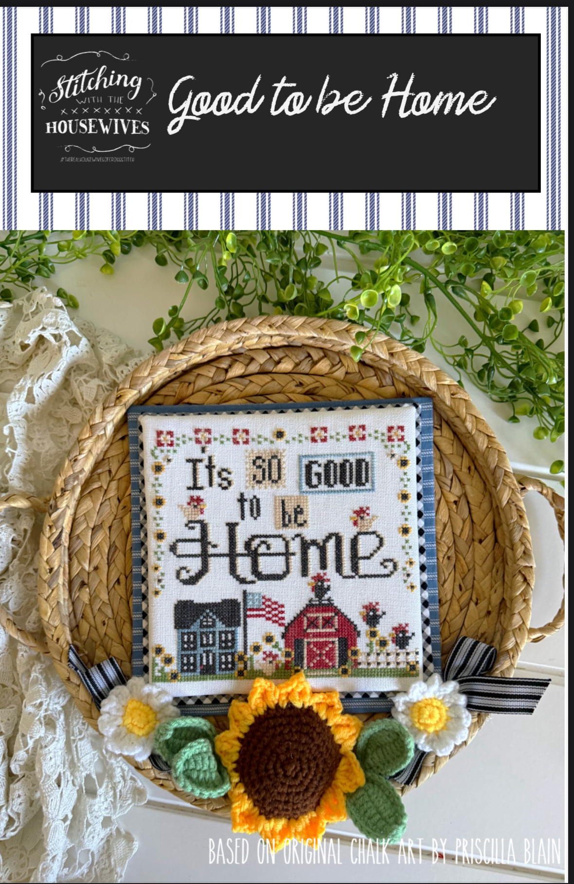 Good To Be Home - Patriotic Cross Stitch Pattern