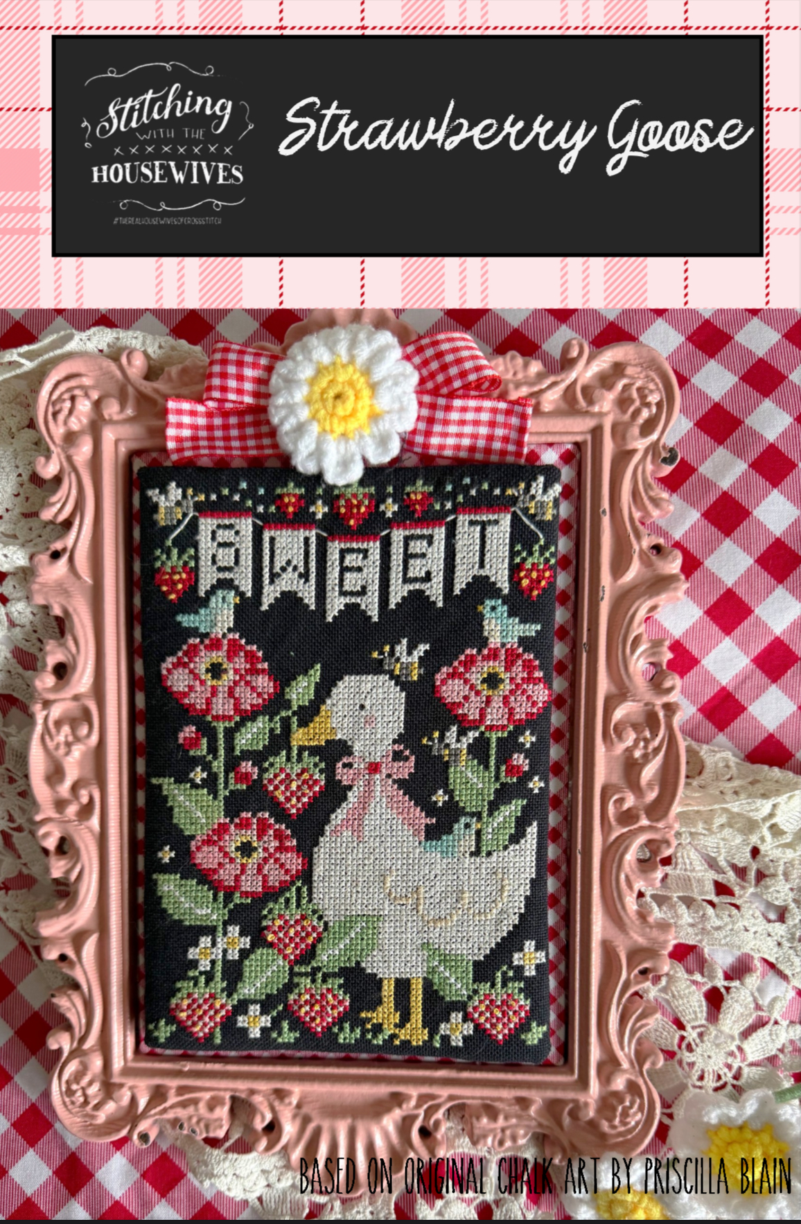 Strawberry Goose - Cross Stitch Pattern